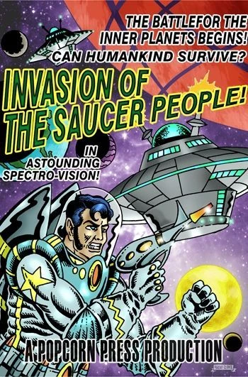 Cover image of Invasion of the Saucer People board game