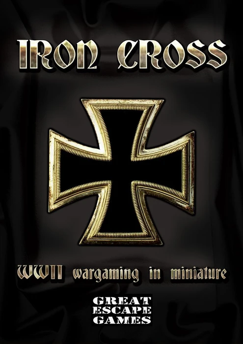 Cover image of Iron Cross: WWII Wargaming in Miniature board game