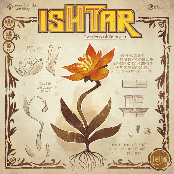 Cover image of Ishtar: Gardens of Babylon board game