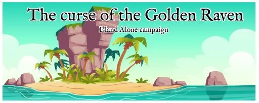 Cover image of Island Alone: The curse of the Golden Raven board game