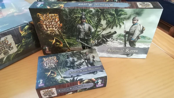 Cover image of Isles of Terror: Kolonial Korps Faction Expansion board game