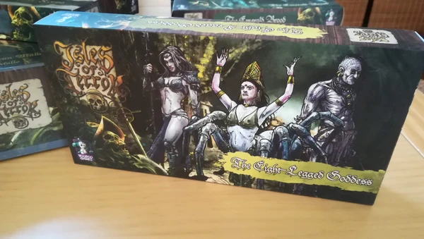 Cover image of Isles of Terror: The Eight-Legged Goddess Expansion board game