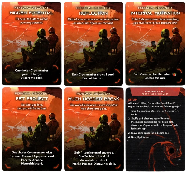 Cover image of ISS Vanguard: Personal Discovery Promo Cards board game