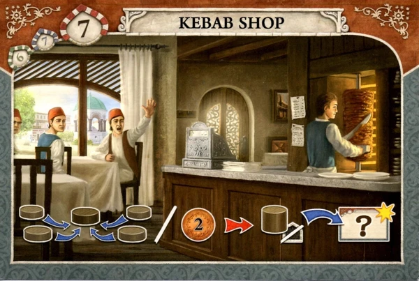 Cover image of Istanbul: Kebab Shop Mini Expansion board game