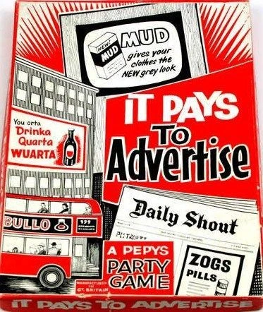 Cover image of It Pays to Advertise board game