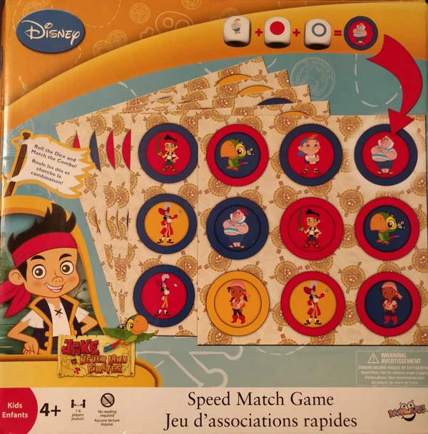 Cover image of Jake and the Never Land Pirates: Speed Match Game board game