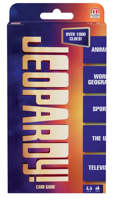Cover image of Jeopardy! Card Game board game