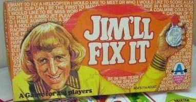 Cover image of Jim'll Fix It board game
