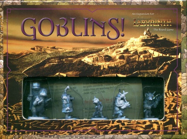Cover image of Jim Henson's Labyrinth: The Board Game – Goblins! Expansion board game