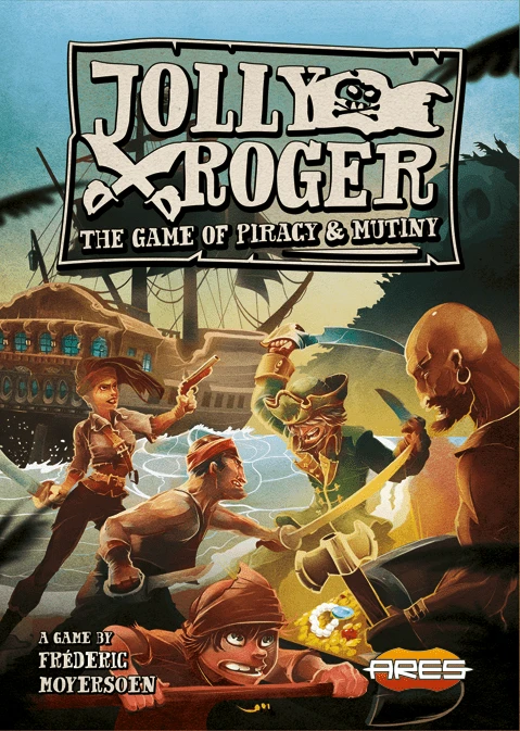 Cover image of Jolly Roger: The Game of Piracy & Mutiny board game