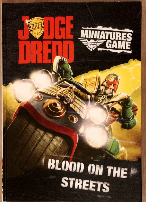 Cover image of Judge Dredd Miniatures Game: Blood on the Streets board game