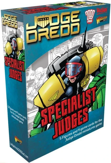 Cover image of Judge Dredd: Specialist Judges board game