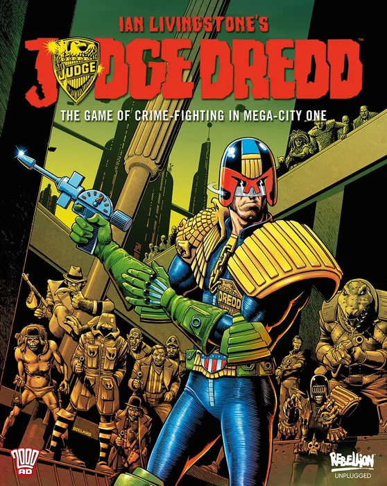 Cover image of Judge Dredd: The Game of Crime-Fighting in Mega-City One board game