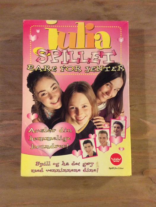 Cover image of Juliaspillet: bare for jenter board game