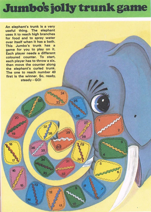 Cover image of Jumbo's Jolly Trunk Game board game