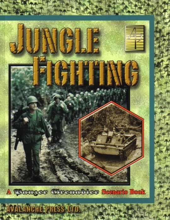 Cover image of Jungle Fighting: A Panzer Grenadier Scenario Book board game