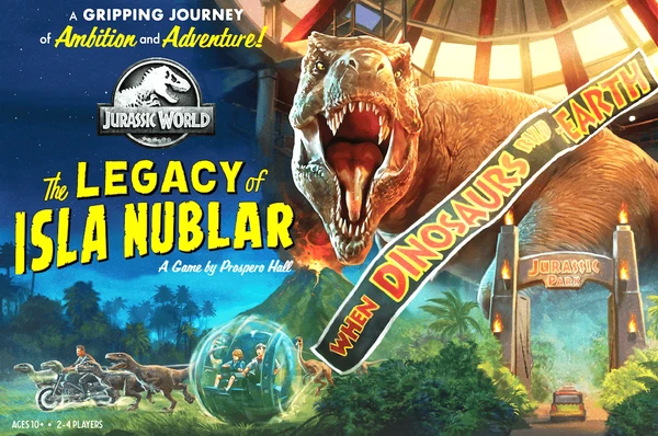 Cover image of Jurassic World: The Legacy of Isla Nublar board game