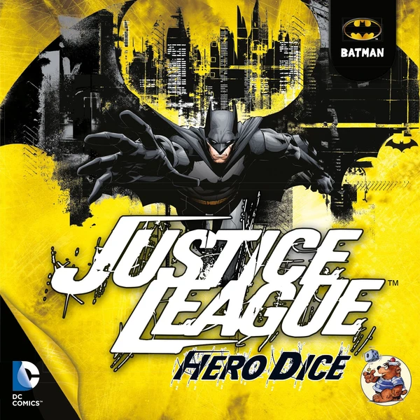 Cover image of Justice League: Hero Dice – Batman board game