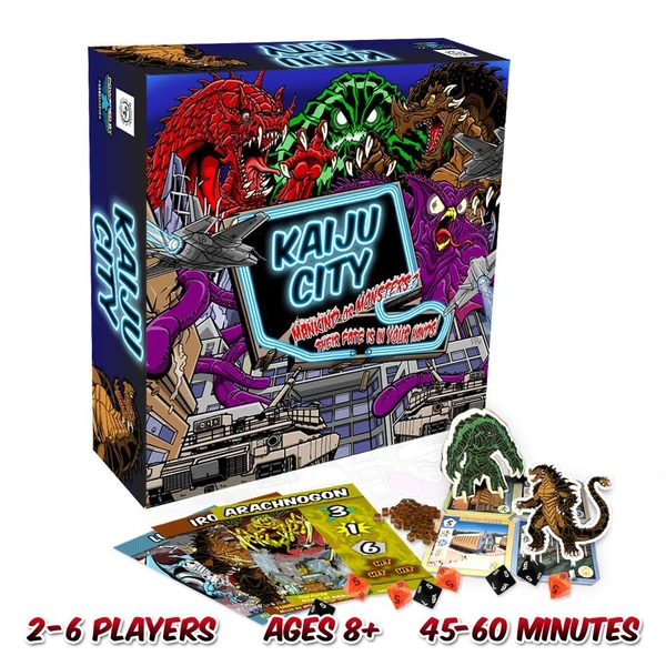 Cover image of Kaiju City board game