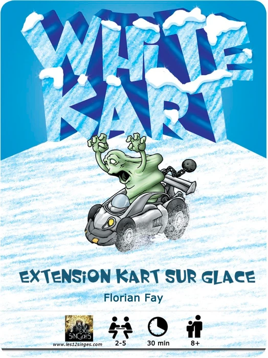 Cover image of Kart sur Glace: White Kart board game