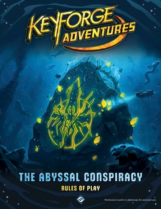 Cover image of KeyForge Adventures: Abyssal Conspiracy board game