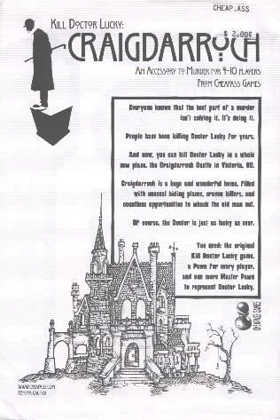 Cover image of Kill Doctor Lucky: Craigdarroch board game