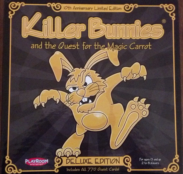 Cover image of Killer Bunnies and the Quest for the Magic Carrot: Deluxe Limited Edition board game