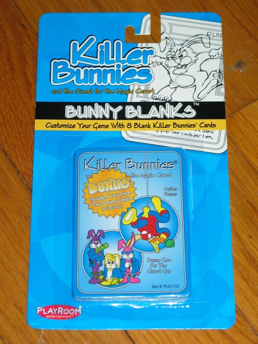 Cover image of Killer Bunnies Bunny Blanks #1 board game