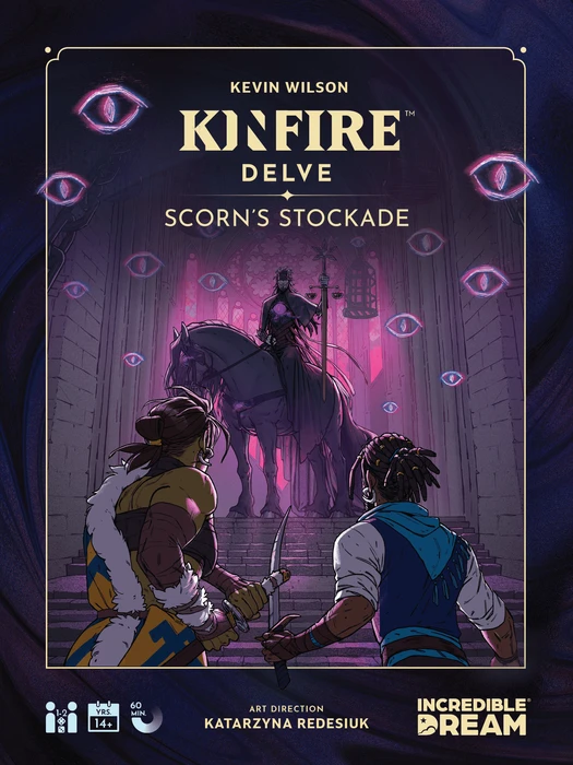 Cover image of Kinfire Delve: Scorn's Stockade board game