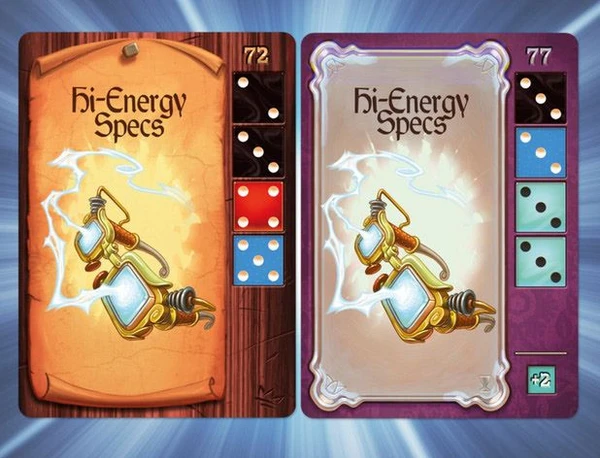 Cover image of King's Forge: Hi-Energy Specs Craft Cards board game