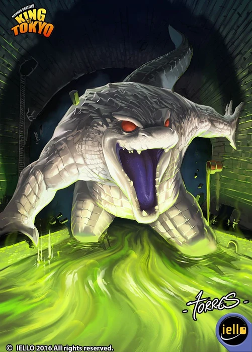 Cover image of King of Tokyo: Alligators in the Sewers Promo Card board game