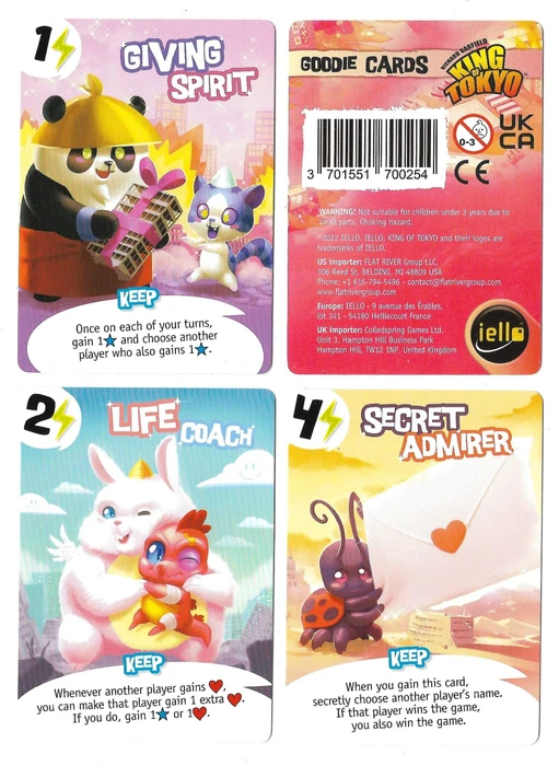 Cover image of King of Tokyo: Gift Promo Cards board game