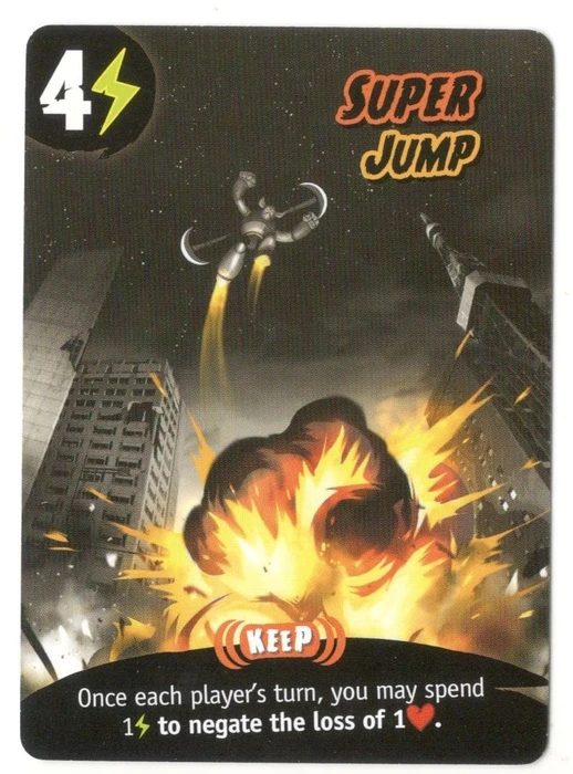 Cover image of King of Tokyo: Super Jump Goodie Card board game