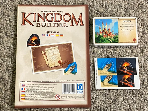 Cover image of Kingdom Builder: Queenie 4 – The Emperor's Choice board game
