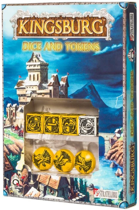 Cover image of Kingsburg: Dice and Tokens (Yellow) board game
