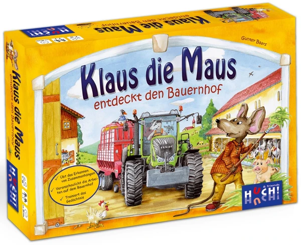 Cover image of Klaus die Maus entdeckt den Bauernhof board game
