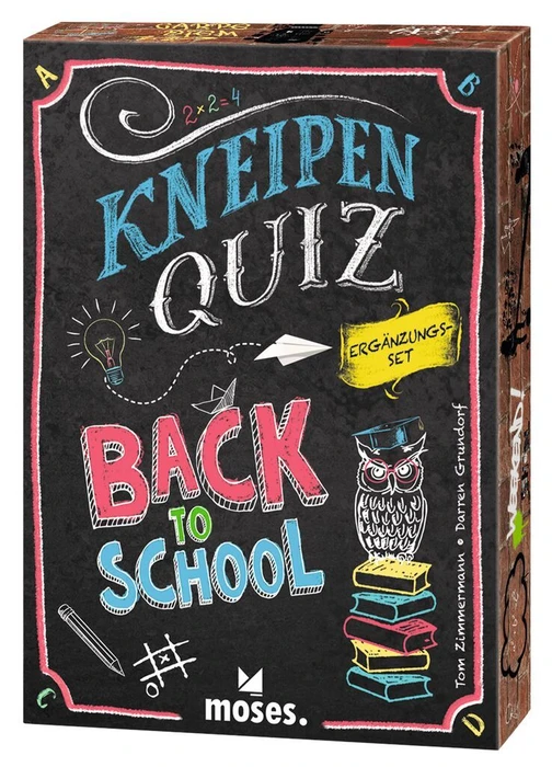 Cover image of Kneipenquiz: Back to School board game
