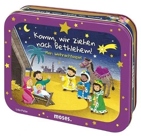Cover image of Komm, wir ziehen nach Bethlehem! board game