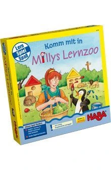 Cover image of Komm mit in Millys Lernzoo board game