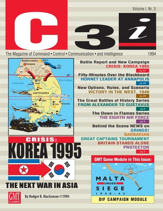 Cover image of Korea 1995: ROK Attack board game