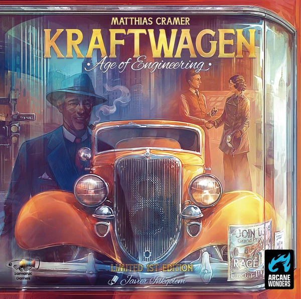 Cover image of Kraftwagen: Age of Engineering board game