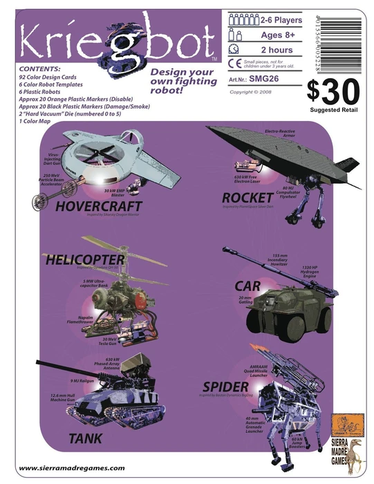 Cover image of Kriegbot board game