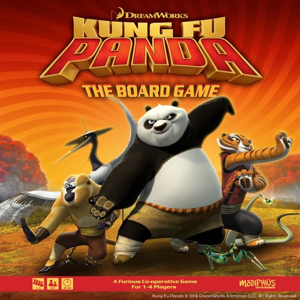 Cover image of Kung Fu Panda: The Board Game board game
