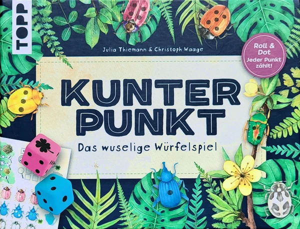 Cover image of Kunterpunkt: Das wuselige Würfelspiel board game