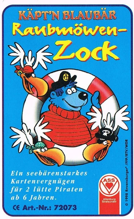 Cover image of Käpt'n Blaubär Raubmöwen-Zock board game