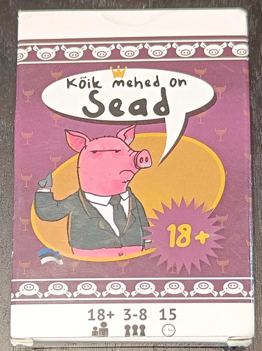 Cover image of Kõik mehed on sead board game
