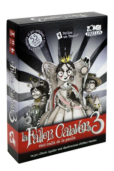Cover image of La Fallera Calavera 3: més enllà de la paella board game