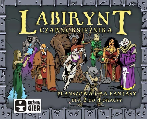 Cover image of Labirynt Czarnoksiężnika board game
