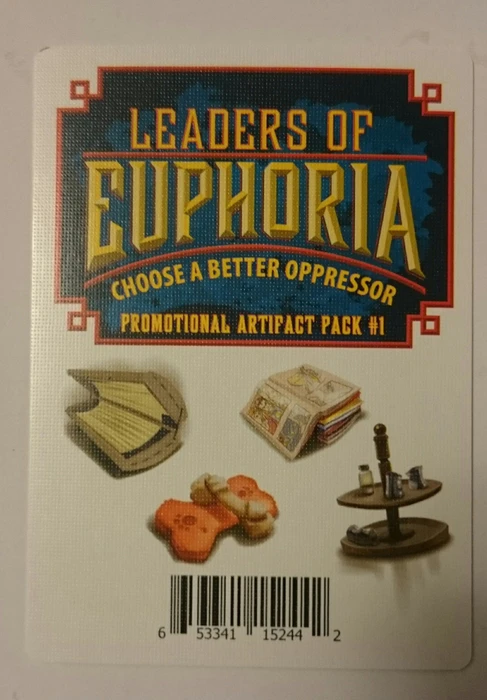 Cover image of Leaders of Euphoria: Artifact Pack #1 board game