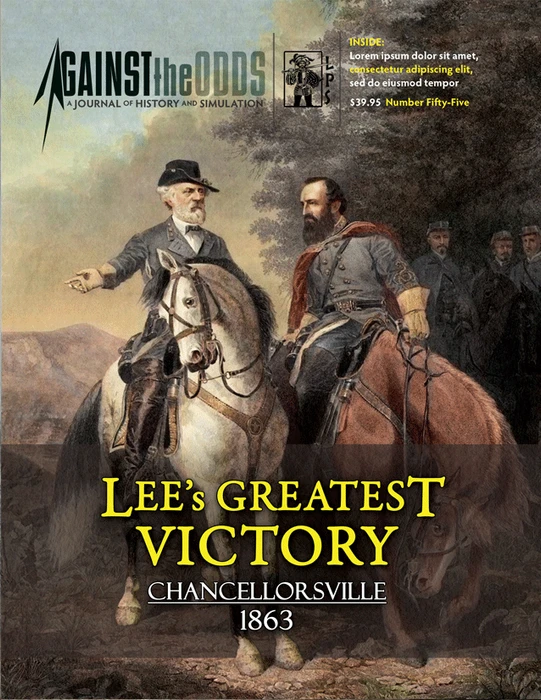 Cover image of Lee's Greatest Victory: Chancellorsville 1863 board game
